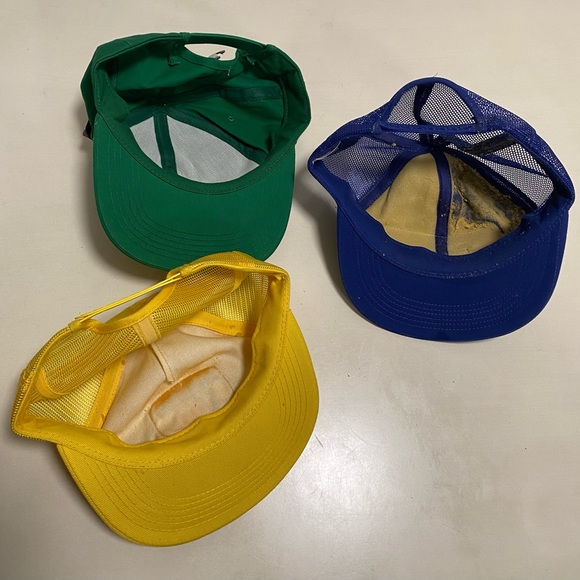 Vintage K Product Farmer Trucker Hat Lot (3) John Deere / Onion / Tractor - Picture 5 of 9